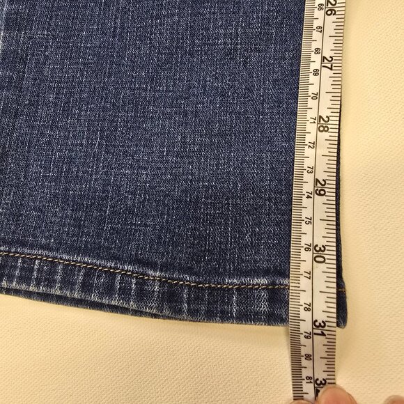 Levi 524 Too Superlow Medium Wash Size 16 - check measures no size tag - Picture 7 of 8